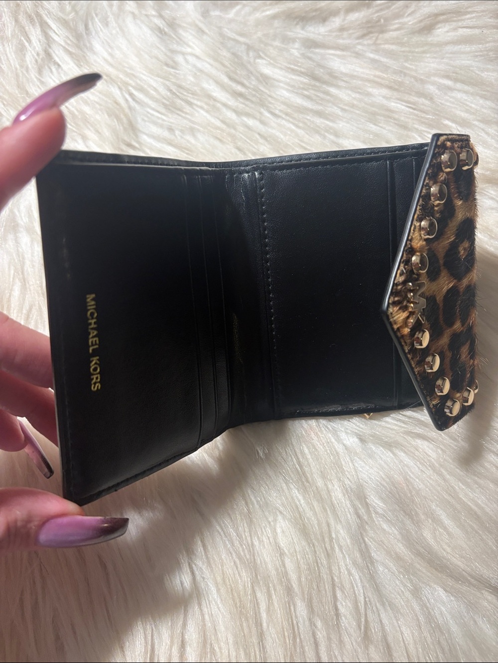 Michael Kors Mott Trifold Wallet View 3